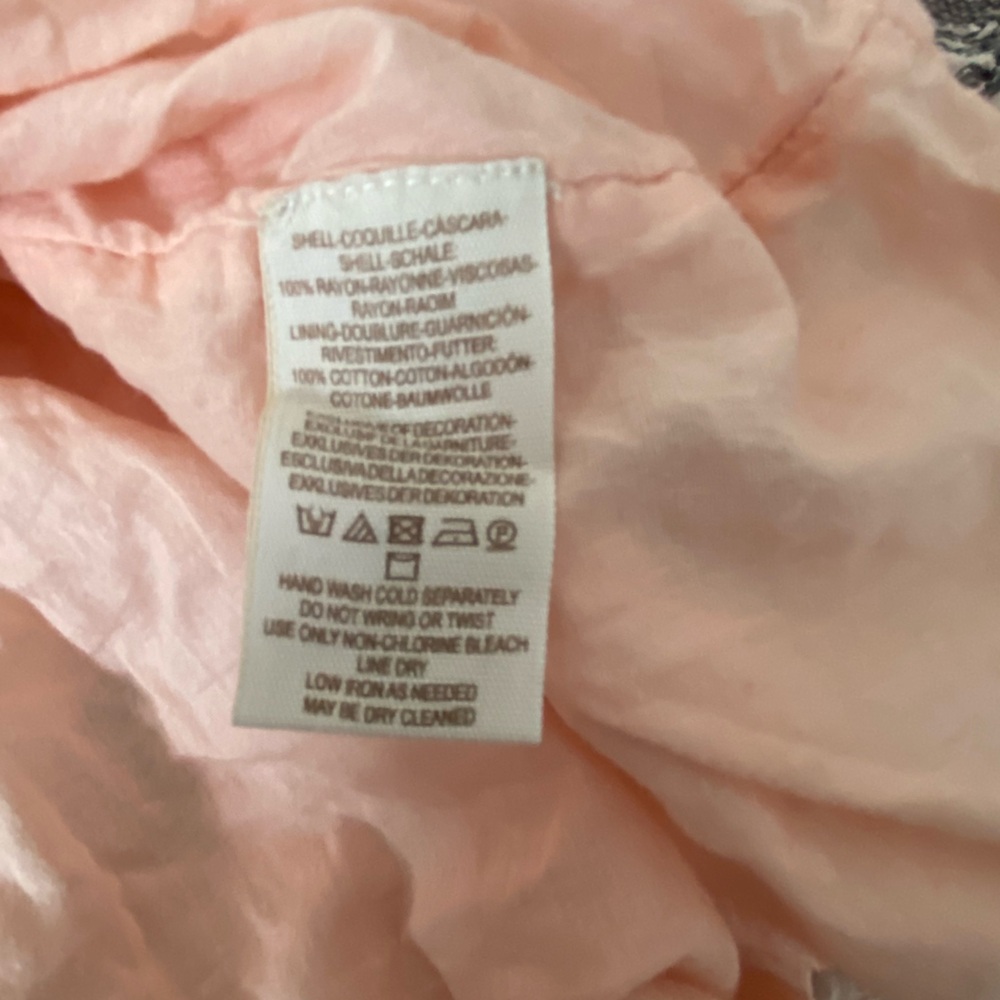 ☘️Free People Emma’s mini dress, size large, pink and grey - Picture 9 of 9